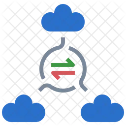 Multi Cloud  Icon