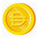 Multi Collateral Dai Gold Coin  Icon