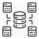 Multi Database Infrastructure Centralized Icon