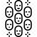 Multi Face Human Symbol