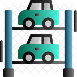 Multi Level Parking  Icon