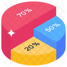 Multi Pie Chart  Icon