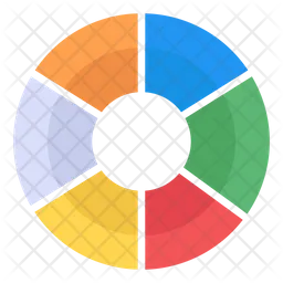 Multi Pie Chart  Icon