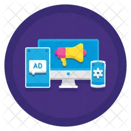 Multi Screen Marketing  Icon