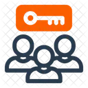 Multi User Access Saas Software As A Service Icon