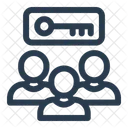 Multi User Access Saas Software As A Service Icon