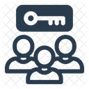 Multi User Access Saas Software As A Service Icon