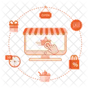 M Multi Vendor Marketplace Product Image Icon