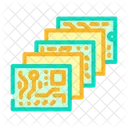 Circuit Multicouche Icône