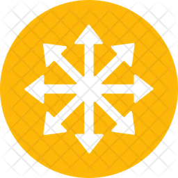 Multidirectional arrows  Icon