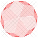 Multigon red diamond  Icon