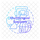 Multilingual Support Multilingual Support Icon