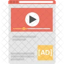 Multimedia Advertisement Advert Icon