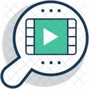 Multimedia Magnifier Video Icon