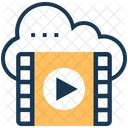Multimedia Cloud Video Icon