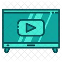 Multimedia Youtube Tv Icon