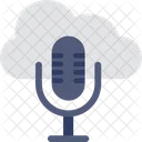 Multimedia Mic Cloud Icon