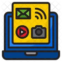 Multimedia Email Camera Icon