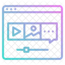 Multimedia Display Network Icon