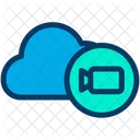 Cloud Camera Video Stockage Icône