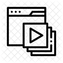 Multimedia Audio Visual Media Files Icon