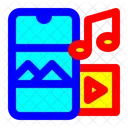 Multimedia Media Player Smartphone Icon