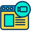 Multimedia Web  Icon