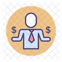 Multimillonario Multimillonario Empresario Icono