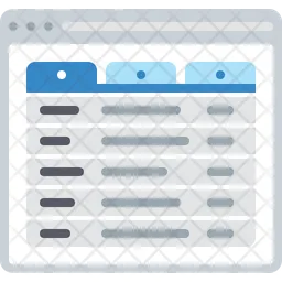 Multipage Column  Icon