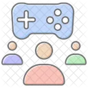 Multiplayer Lineal Color Icon Icon