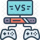Multiplayer Video Game Console Icon