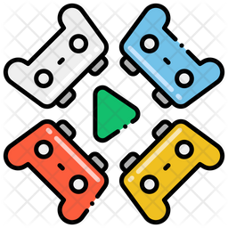 Jogo Gaming Internet Multiplayer On Line Linha ícone PNG , A Ação