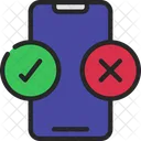 Multiple Choice Online Test Mobile Tick Icon