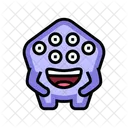Multiple Eyes Cute Icon