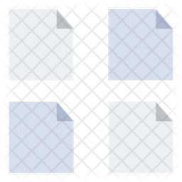 Multiple Files Icon - Download in Flat Style