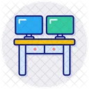 Multiple Monitors Computers Devices Icon