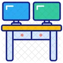 Multiple Monitors Computers Devices Icon