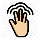 Multiple Touch Fingers  Icon