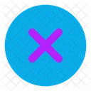 Multiplication Sign Circle Icon