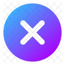 Multiplication Sign Circle Icon