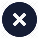 Multiplication Sign Circle Icon