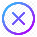 Multiplication Sign Circle Icon