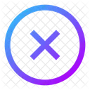 Multiplication Sign Circle Icon