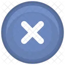 Multiply Round Violet Icon