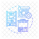 Multistory warehouse  Icon