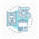 Multistory Warehouse Industrial Icon
