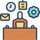 Multitarea Multitarea Empleado Icono