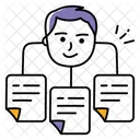 멀티태스킹 비즈니스 업무 아이콘