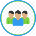 Multitud Empleados Grupo Icon