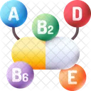 Multivitamin Bag Health Icon